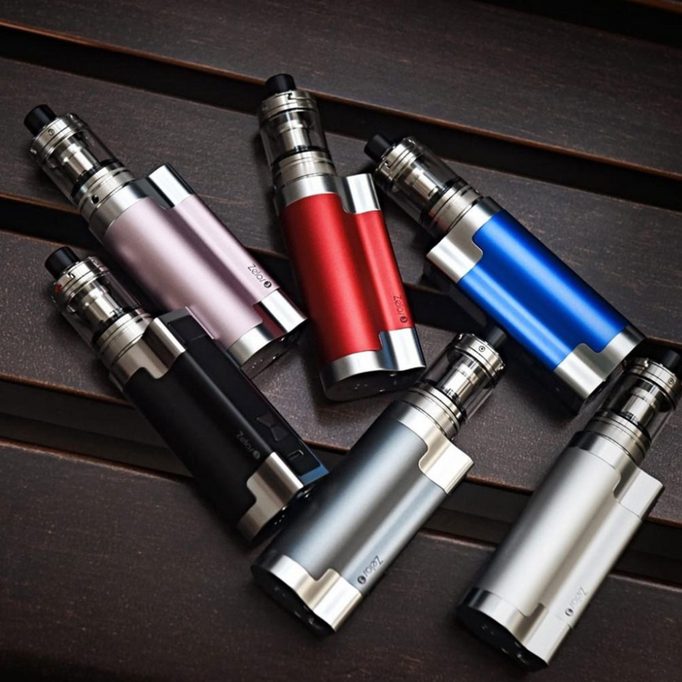 Συσκευές Box Mods με αποσπώμενη η ενσωματωμένη μπαταρία.