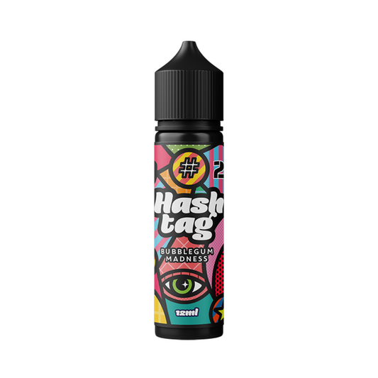 HASHTAG -#20 BUBBLEGUM MADNESS 12/60 ML - Let's Vape