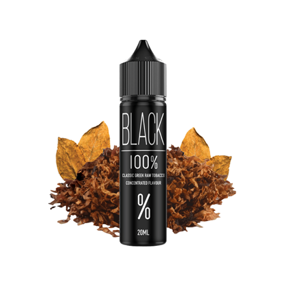 Black 100% Flavor Shot 20/60ml - Let's Vape