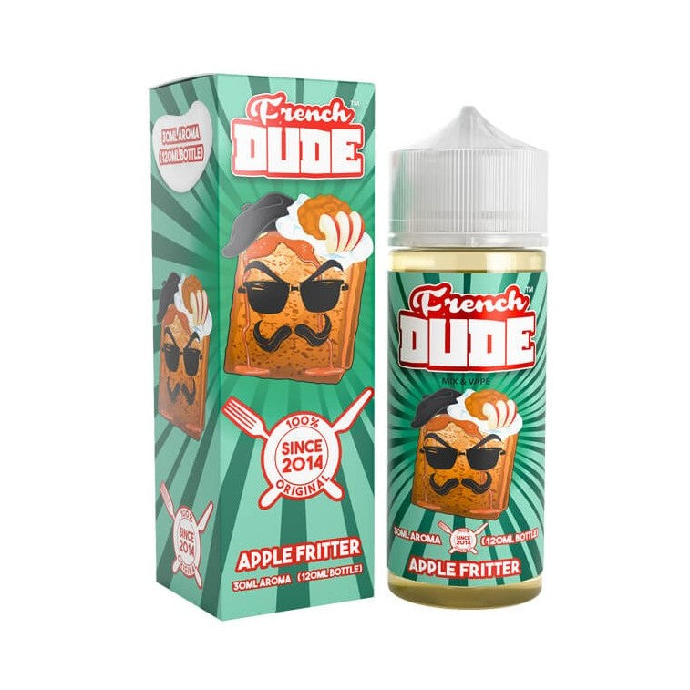 French Dude Apple Fritter Flavour Shot 120ml - Let's Vape