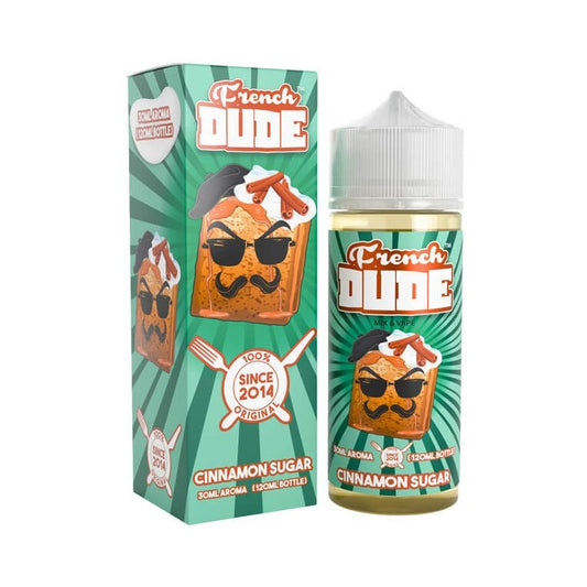 French Dude Cinnamon Sugar Flavour Shot 120ml - Let's Vape