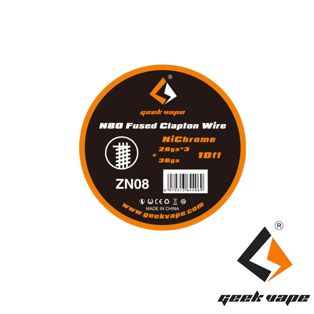 N80 Fused Clapton Wire (28ga*3 + 36ga) Wire ZN08 3m - Let's Vape