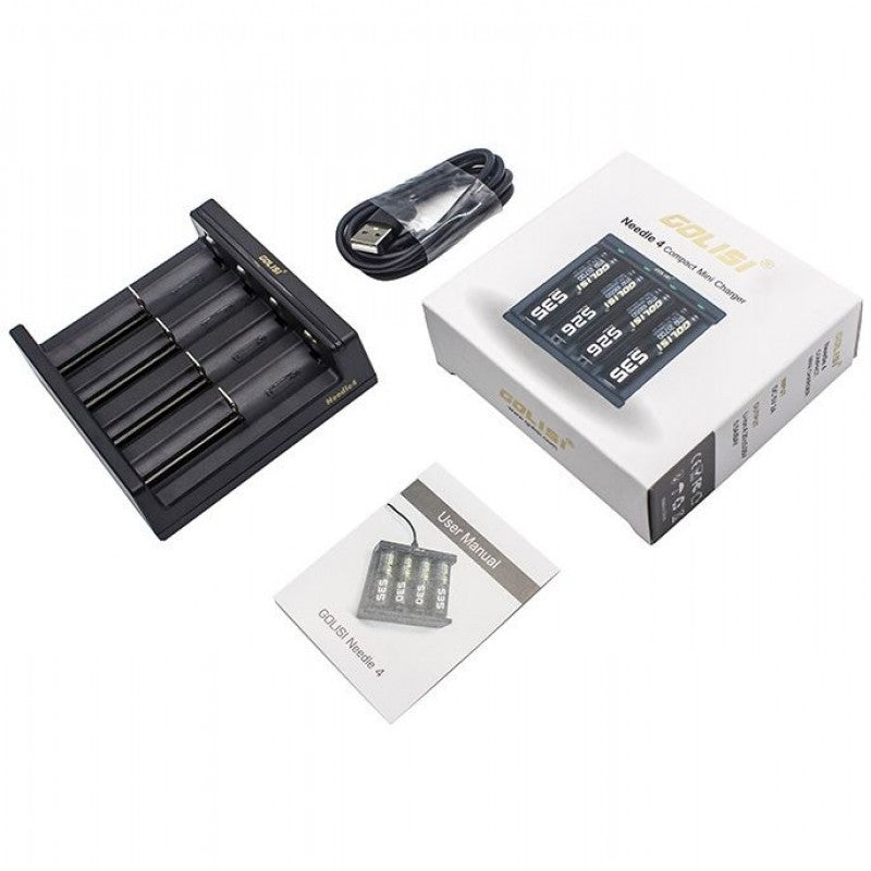 Golisi Needle 4 USB Φορτιστής 4 Μπαταριών - Let's Vape