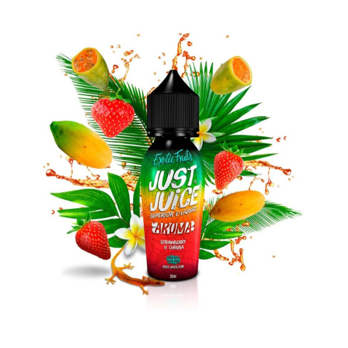 Just Juice Strawberry & Curuba Flavor Shot 60ml - Let's Vape