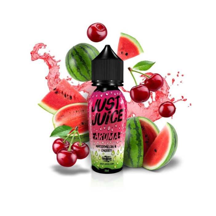 Just Juice Watermelon & Cherry Flavor Shot 60ml - Let's Vape