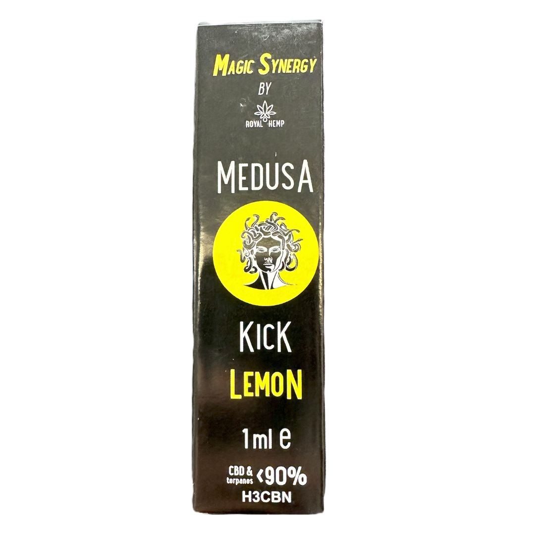 MEDUSA H3CBN Disposable Vape 1ml Kick Lemon I Let's Vape MEDUSA H3CBN Disposable Vape 1ml Kick Lemon I Let's Vape
