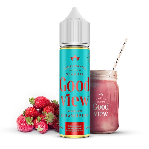 Milkshake Stawberry 60ml Good View - Let's Vape