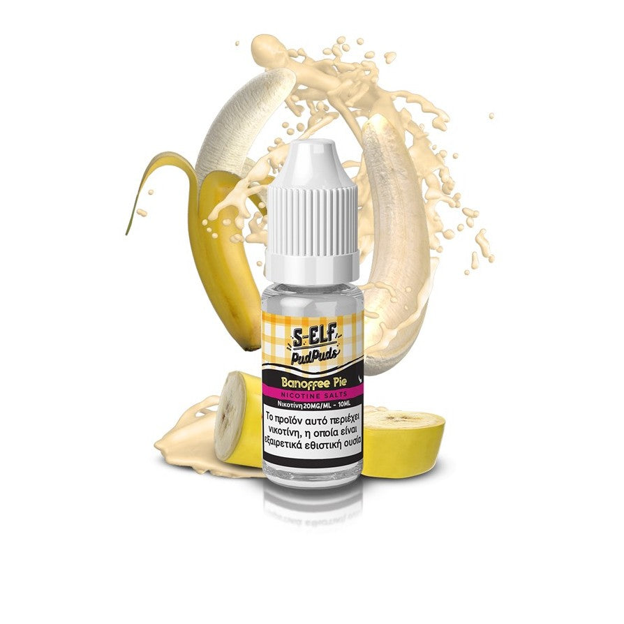 S-Elf Juice Pud Puds Banofee Pie 10ml - Let's Vape