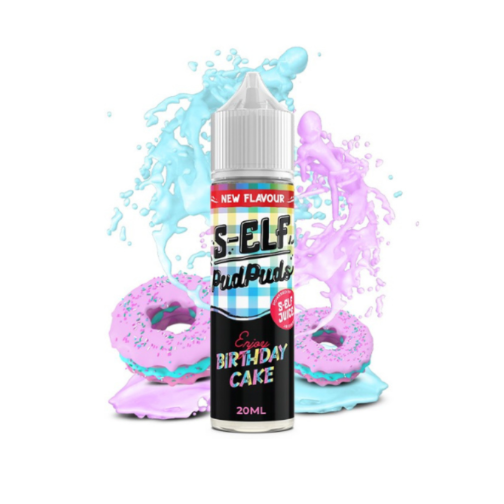 S-Elf Juice Pud Puds Birthday Cake Flavor Shot 20/60ml