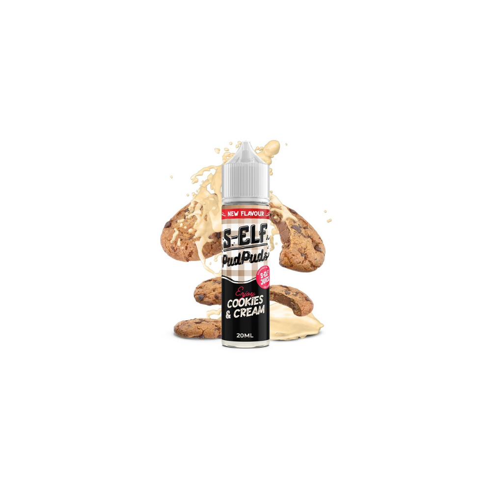 S-Elf Juice Pud Puds Cookies and Cream Flavor Shot 60ml - Let's Vape