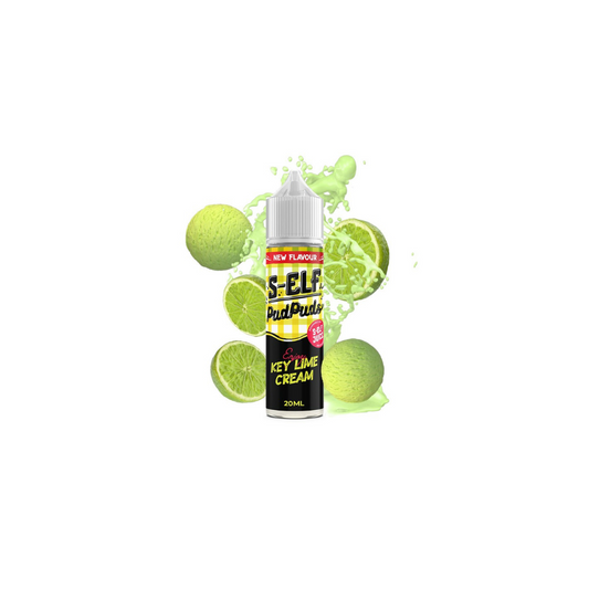 S-Elf Juice Pud Puds Keylime Cream Flavor Shot 60ml - Let's Vape