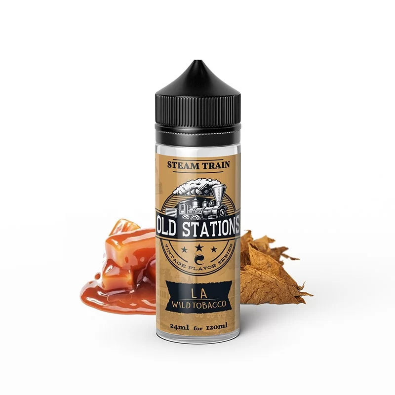 Steam Train Old Stations LA Wild Tobacco - Let's Vape