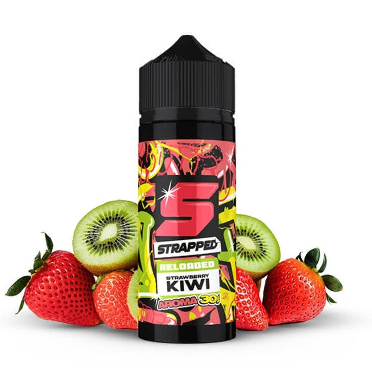 Strapped Reloaded Strawberry Kiwi 120ml - Let's Vape