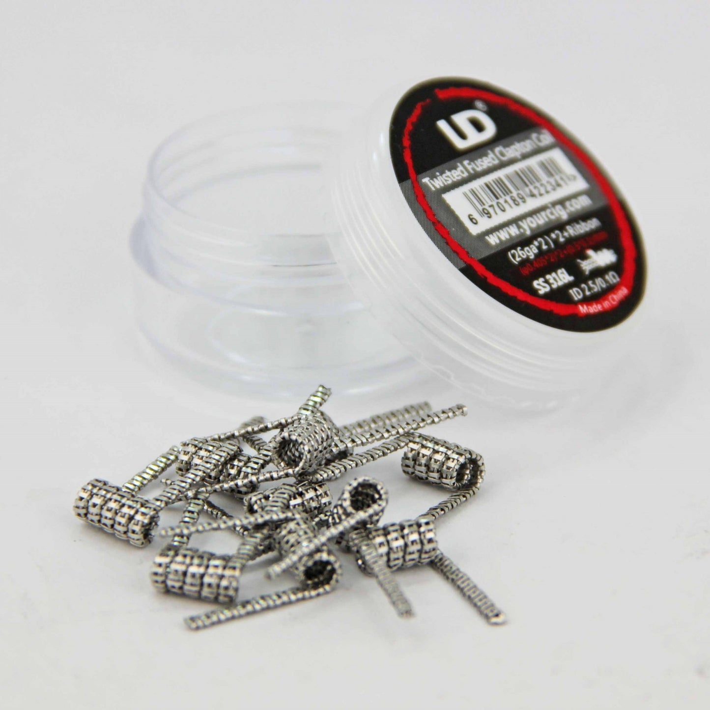 Προτυλιγμένο σύρμα UD Twisted fuse clapton coil 0.1Ω (10τεμ.) - Let's Vape