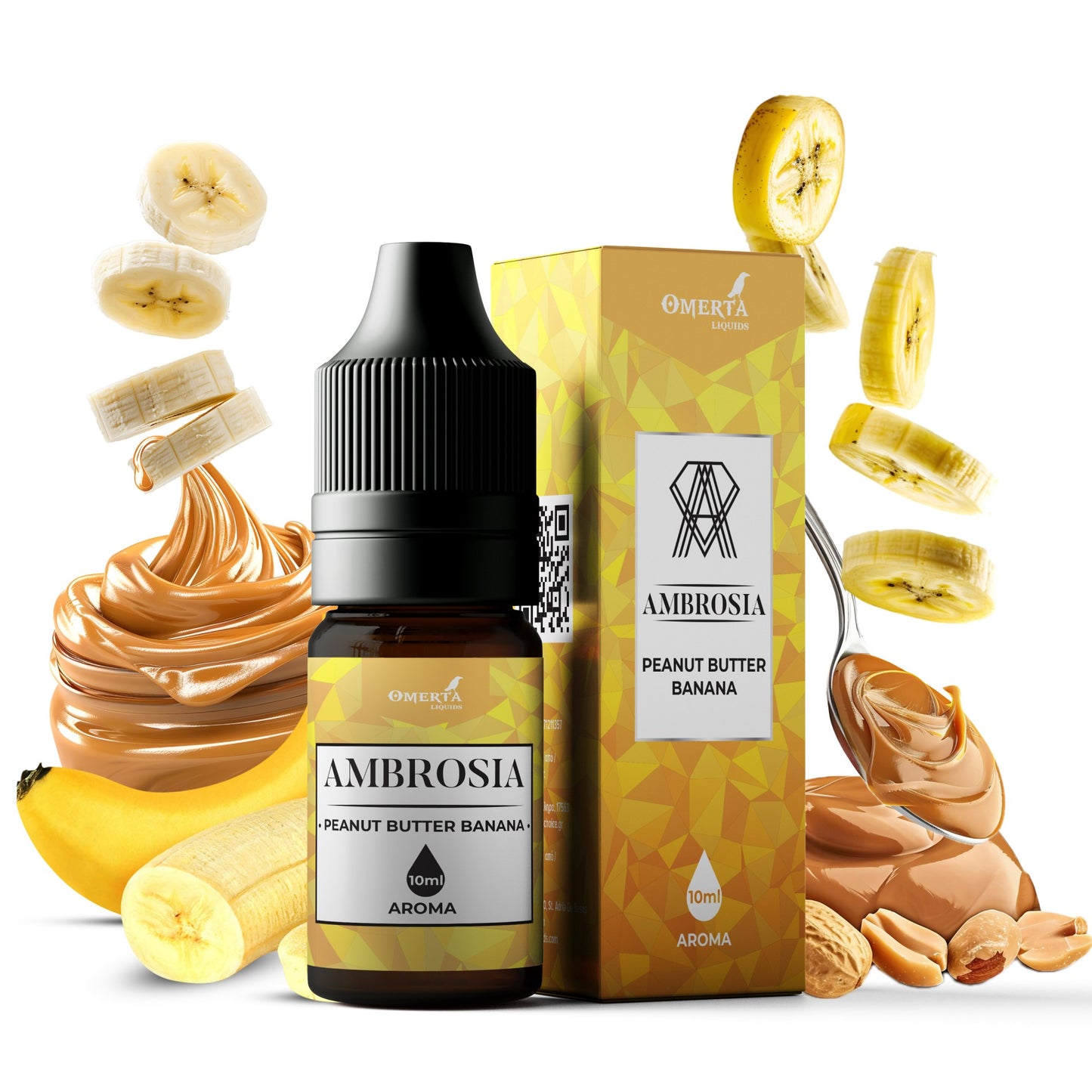 Ambrosia - Peanut Butter Banana (10ml) Συμπυκνωμένο Άρωμα