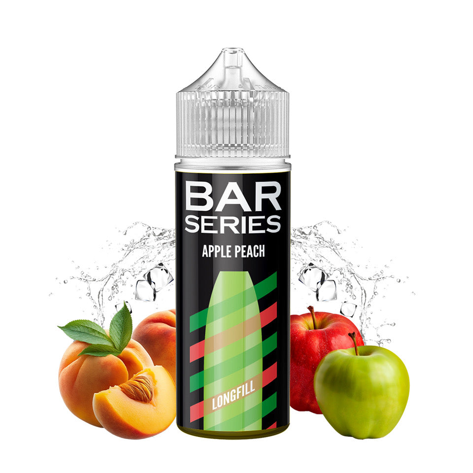 Bar Series Apple Peach 120ml Flavor Shot – Ζουμερό Μήλο & Ροδάκινο