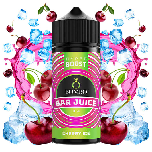 Bombo Bar Juice Hyper Boost Cherry Ice Flavor Shot 10/120ml – κεράσι με πάγο