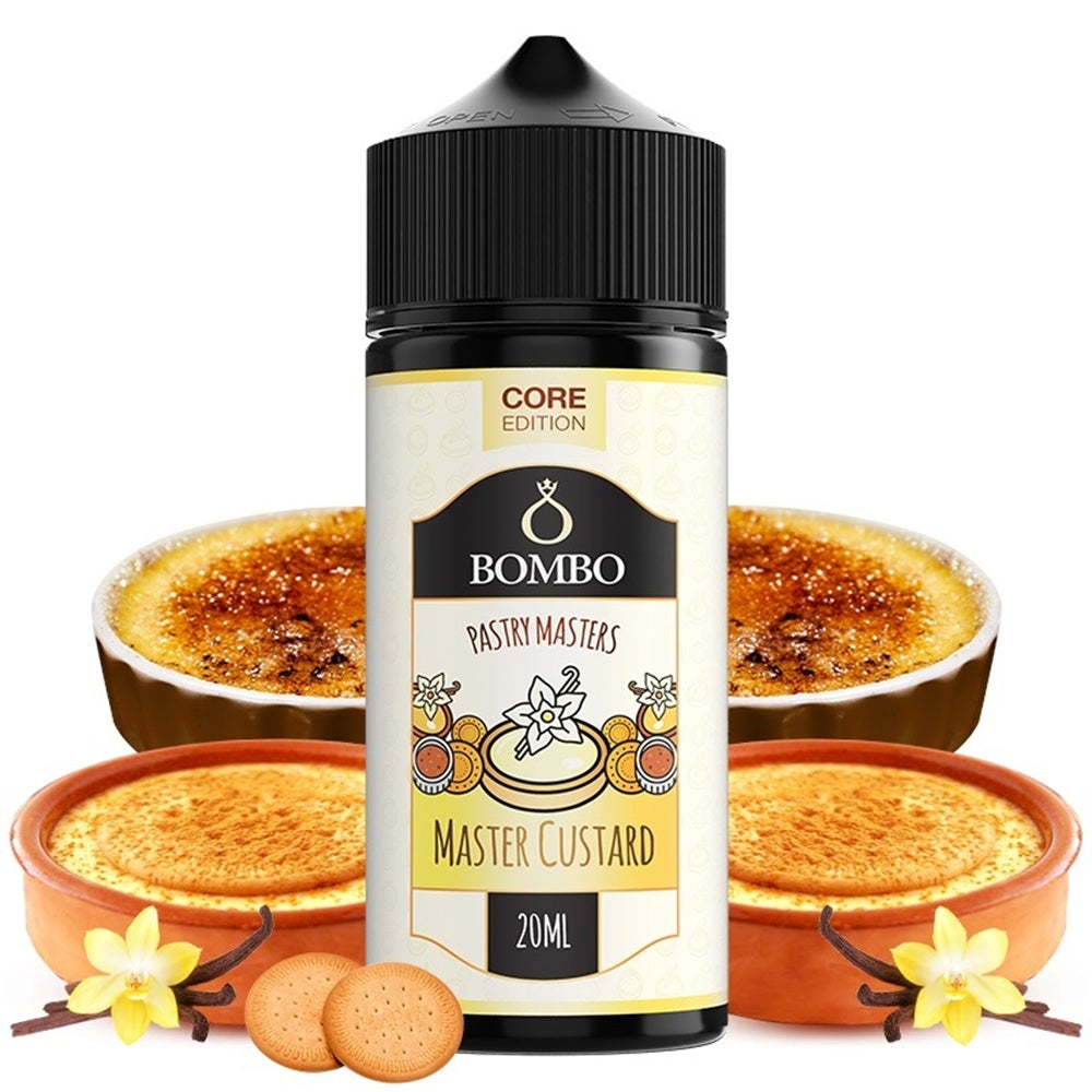 Bombo Pastry Masters Master Custard Flavor Shot 10/60ml & 20/120ml