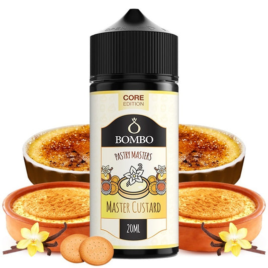 Bombo Pastry Masters Master Custard Flavor Shot 10/60ml & 20/120ml