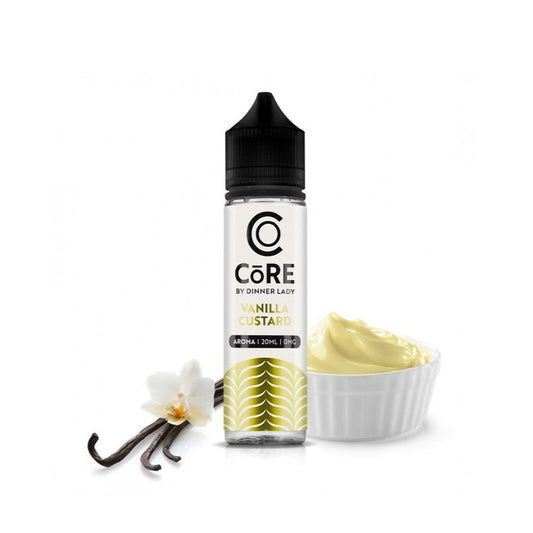 Dinner Lady Core Flavor Shot Vanilla Custard 20/60ml - Let's Vape