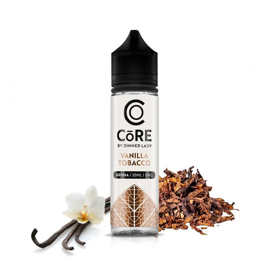 Dinner Lady Core Flavour Shot Vanilla Tobacco 60ml - Let's Vape