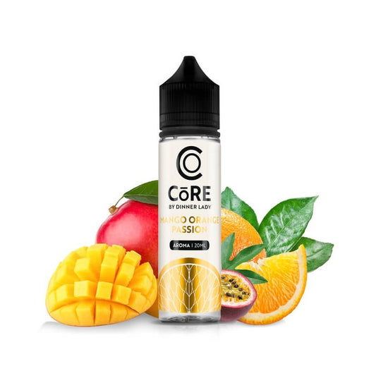 Dinner Lady Core Mango Orange Passion Flavour Shot 60ml - Let's Vape