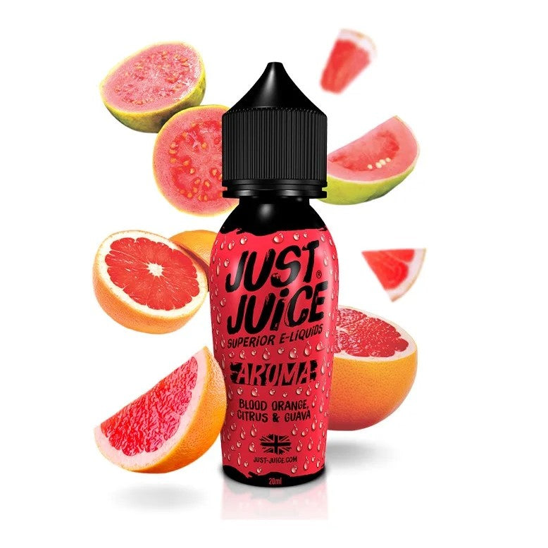 Just Juice Blood Orange Citrus & Guava Flavour Shot 60ml - Let's Vape
