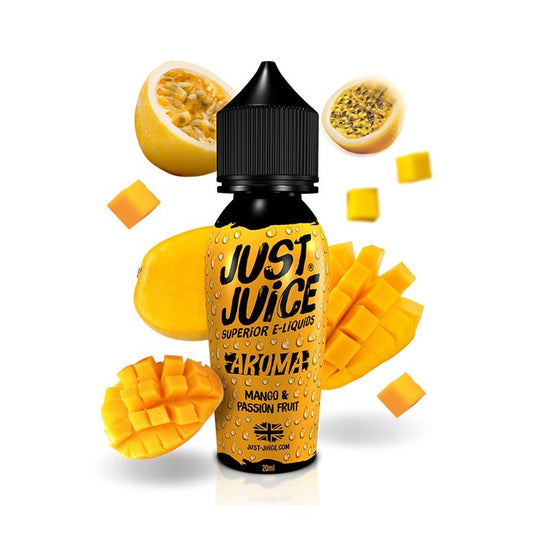 Just Juice Mango & Passion Fruit Flavour Shot 60ml - Let's Vape