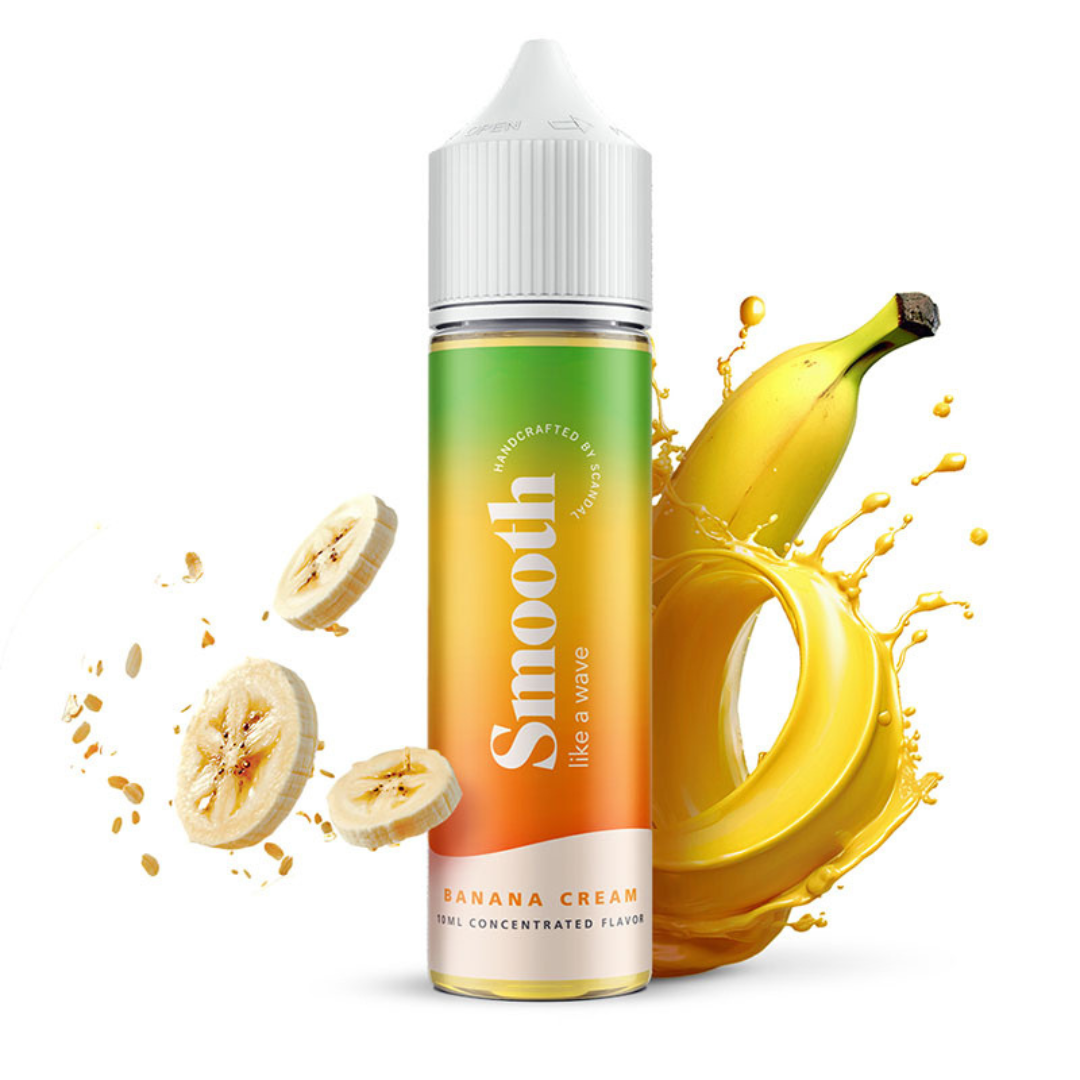 Smooth Banana Cream 60ml - Flavor Shot - Let's Vape