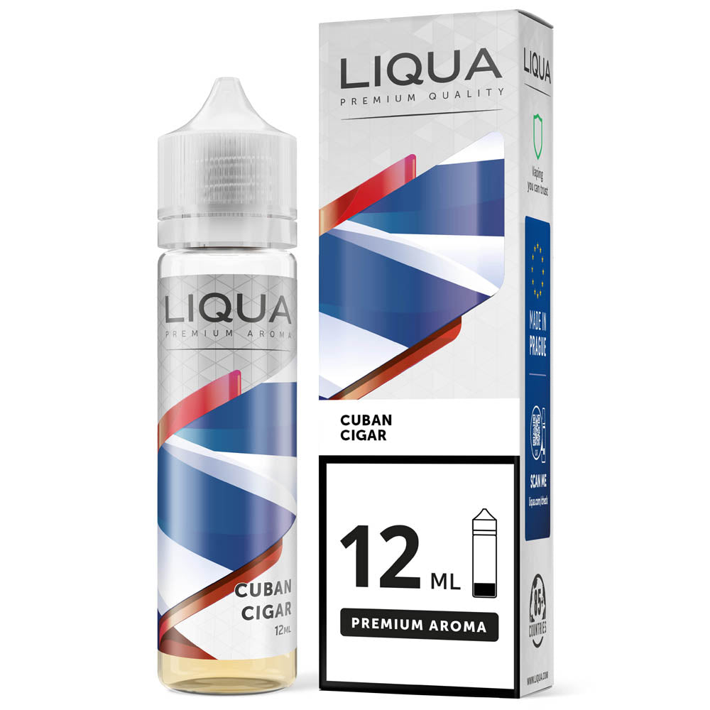 Liqua Cuban Cigar 12ml/60ml Flavorshot | Η Εμπειρία του Αυθεντικού Πούρου