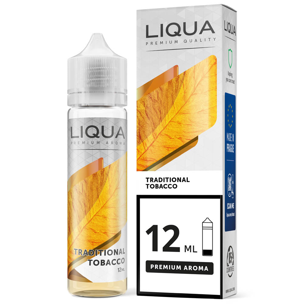 Liqua Traditional Tobacco 12ml/60ml Flavorshot | Έντονη Καπνική Γεύση
