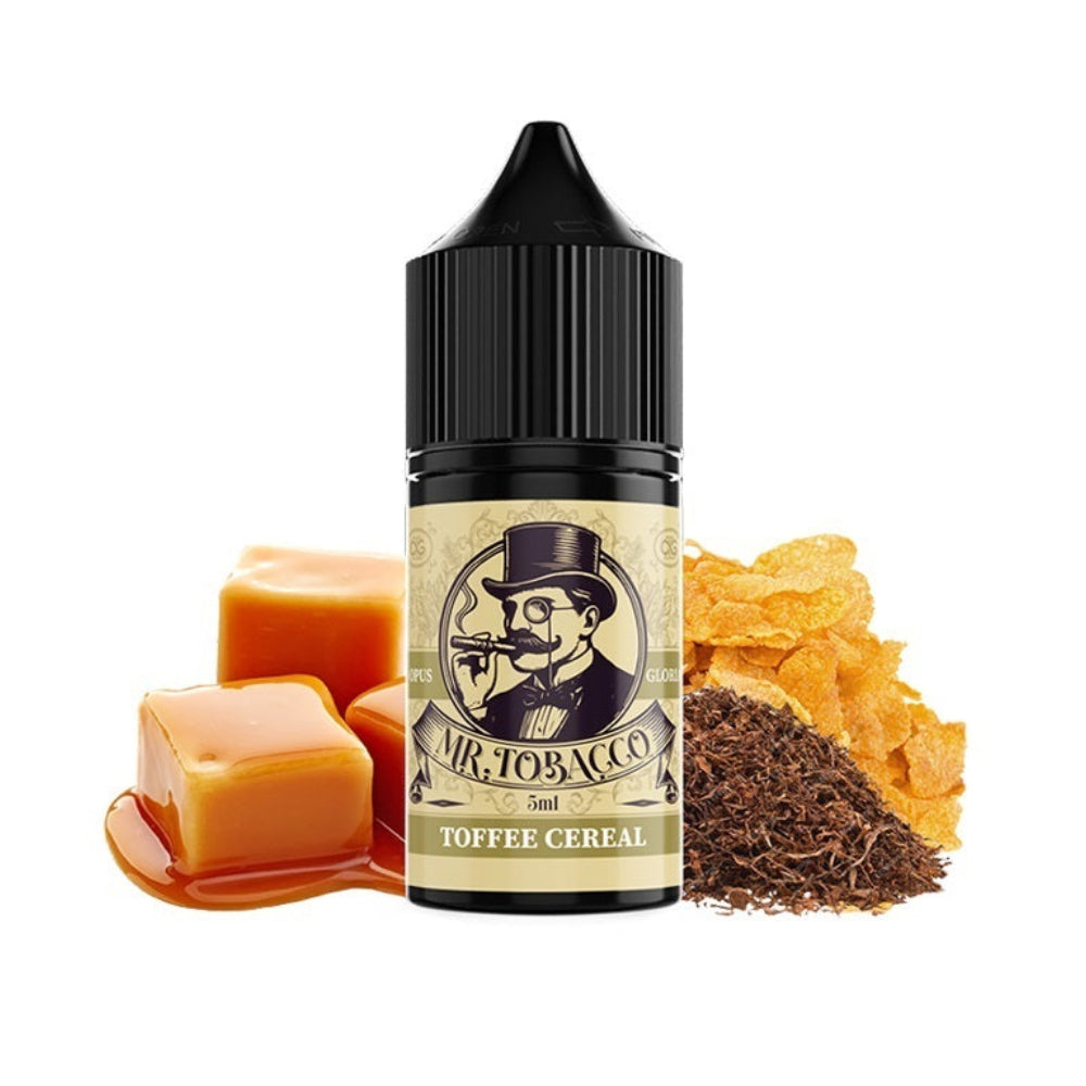 Mr. Tobacco Toffee Cereal Flavour Shot 5/30ml – Καπνός, Δημητριακά & Καραμέλα Toffee