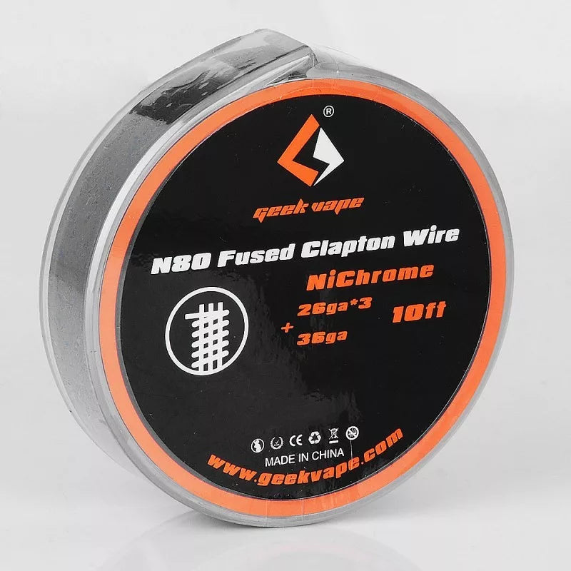 GEEKVAPE ΣΥΡΜΑ N80 26GA*3+36GA FUSED CLAPTON WIRE ZN207 - Let's Vape