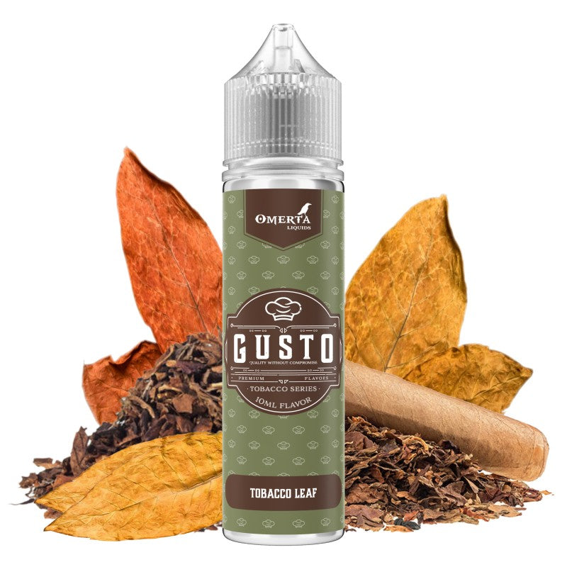 Omerta Gusto - Tobacco Leaf (10ml/60ml) Flavor Shot