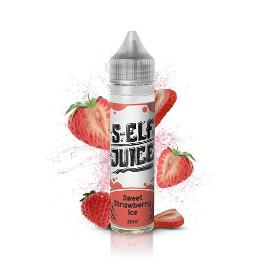 S-Elf Juice Sweet Strawberry Ice Flavour Shot 60ml - Let's Vape