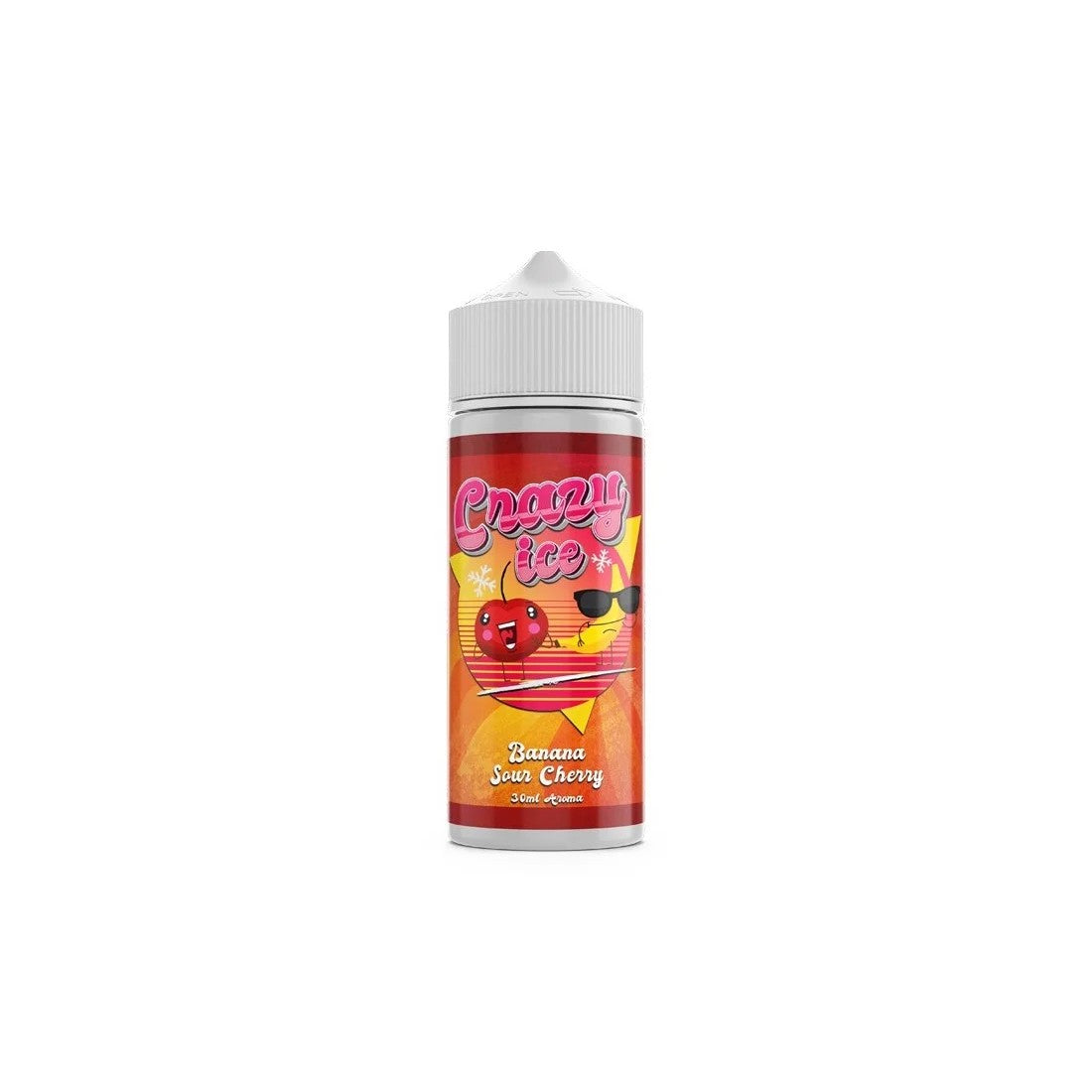 Steam City Crazy Ice Banana Sour Cherry Flavor Shot 30/120ml - Let's Vape