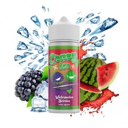 Steam City Crazy Ice Watermelon Berries Flavor Shot 30/120ml - Let's Vape