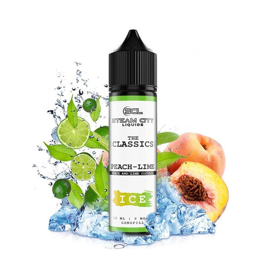 Steam City Peach Lime ice 60ml - Let's Vape