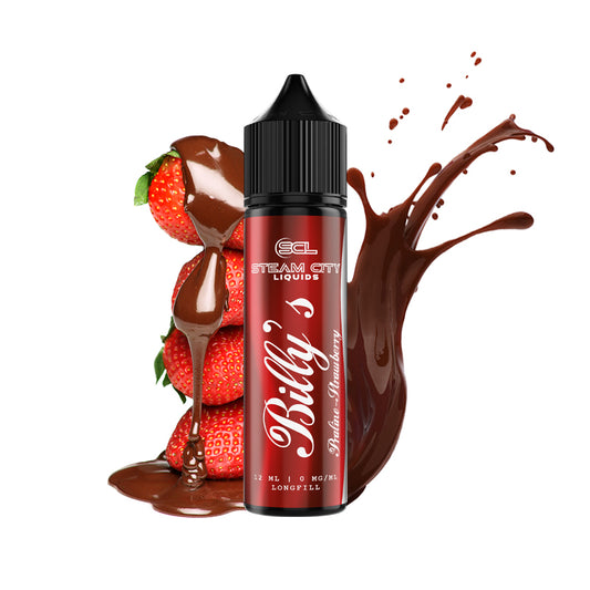 Steam City Billy’s Praline Strawberry Flavor Shot 60ml - Let's Vape