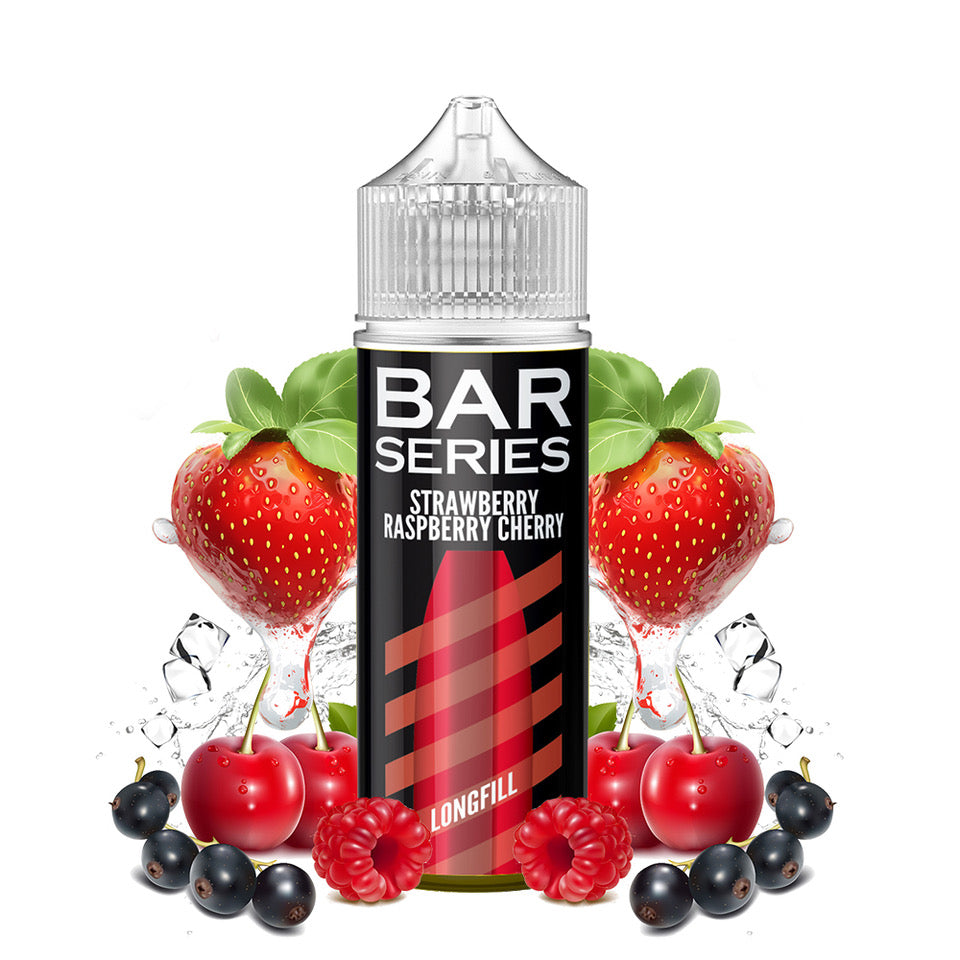 Bar Series Strawberry Raspberry Cherry 120ml Flavor Shot – Φράουλα, Raspberry & Κεράσι