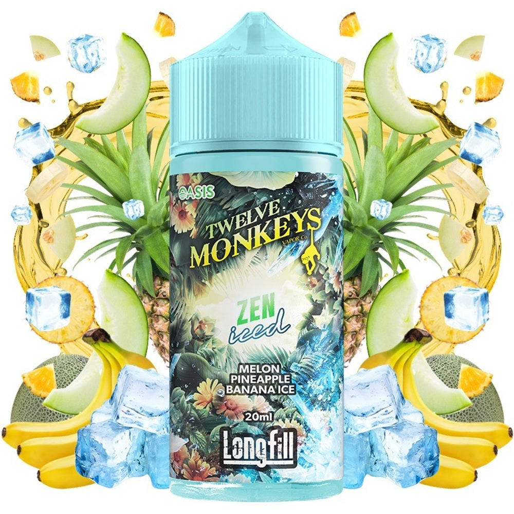 Twelve Monkeys - Oasis: Zen Iced (20ml/120ml) Flavor Shot