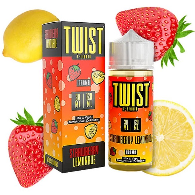 Twist Strawberry Lemonade Flavour Shot 30/120ml – Φράουλα & Δροσερή Λεμονάδα