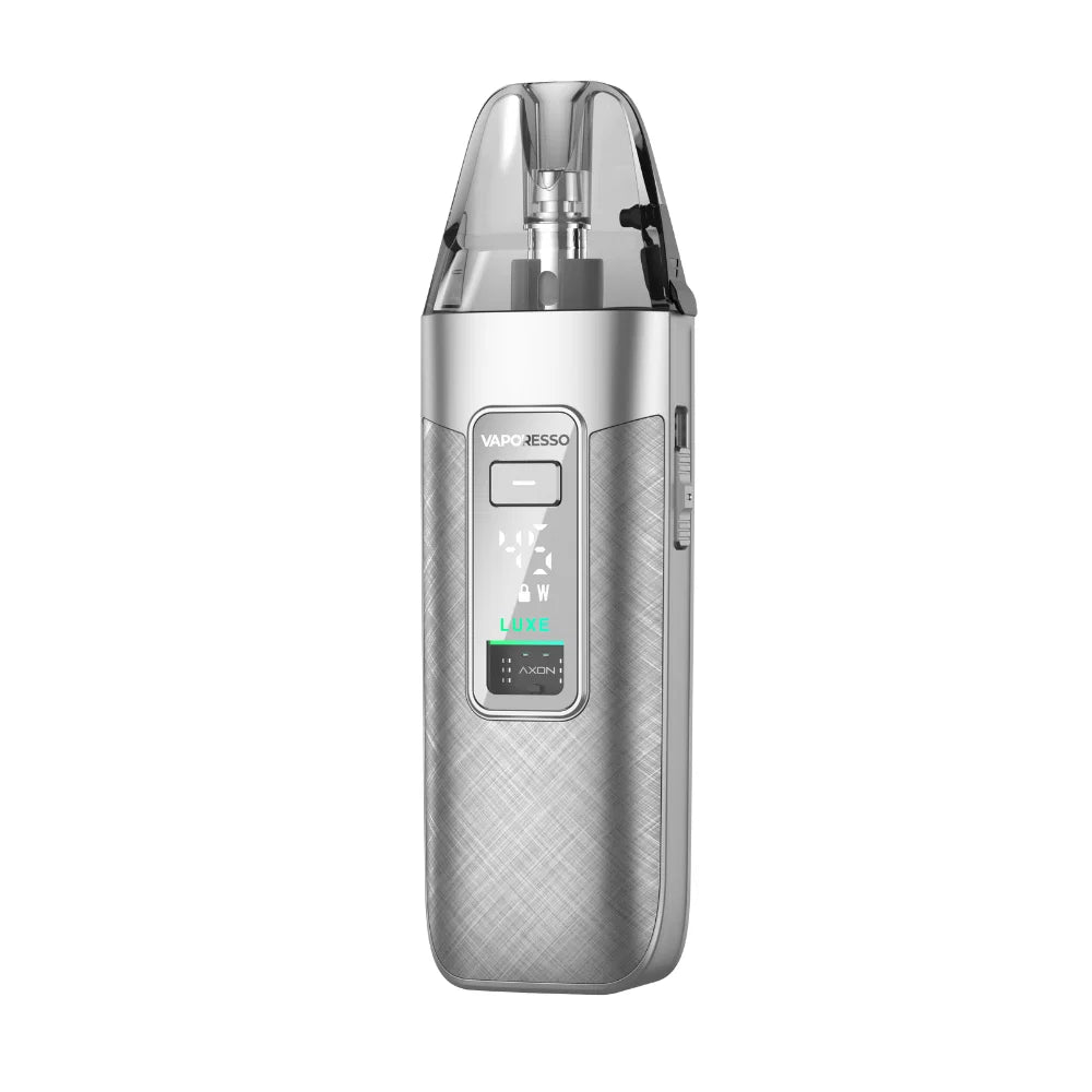 Vaporesso Luxe X3 Grey Silk pod kit 2600mAh 5ml σε λευκό φόντο