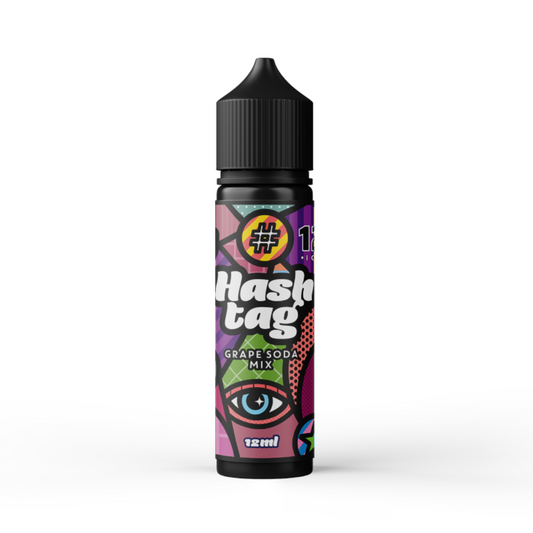 HASHTAG -#12 GRAPE SODA MIX (ICE) 12/60 ML - Let's Vape 