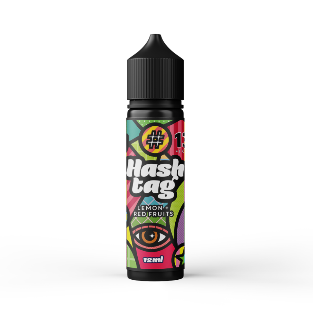 HASHTAG -#13 LEMON + RED FRUITS (ICE) 12/60 ML - Let's Vape 