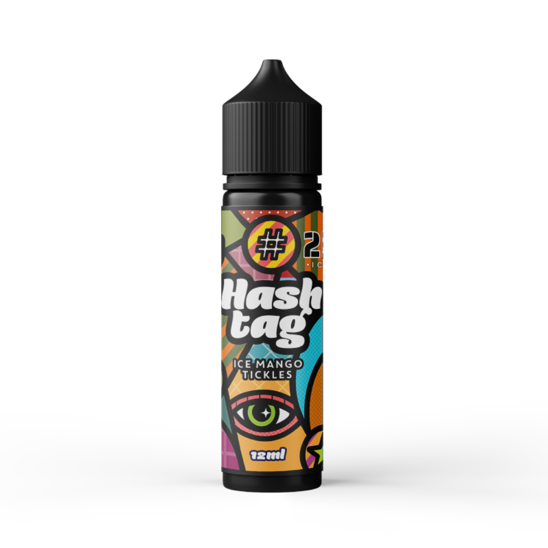 HASHTAG -#25 MANGO TICKLES (ICE) 12/60 ML - Let's Vape 