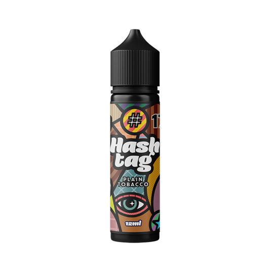 HASHTAG -#17 PLAIN TOBACCO 12/60 ML - Let's Vape 