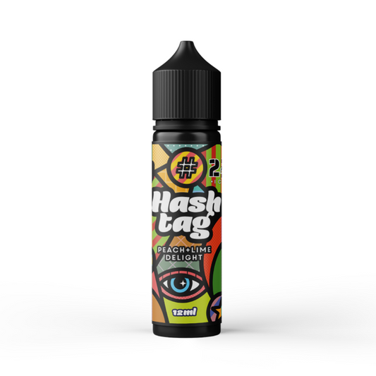 HASHTAG -#24 PEACH & LIME DELIGHT (ICE) 12/60 ML - Let's Vape 