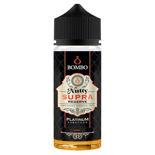 Bombo Platinum Tobaccos Nutty Supra Reserve Flavor Shot - Let's Vape 