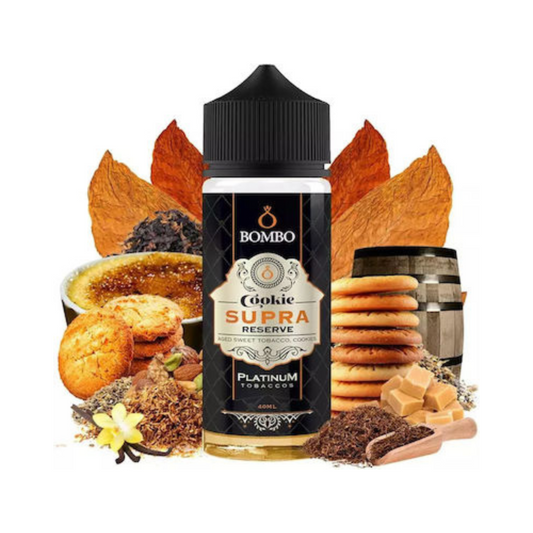 Bombo Platinum Tobaccos Cookie Supra Reserve Flavor Shot - Let's Vape 